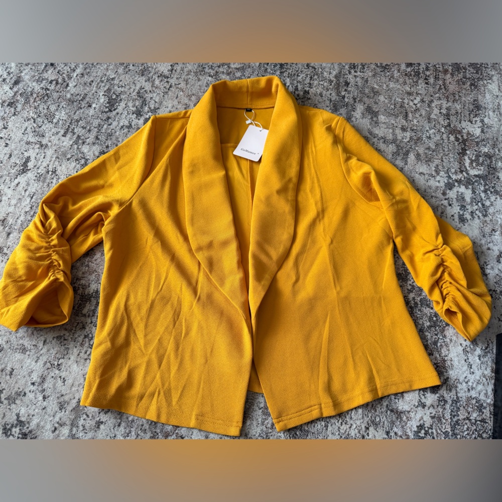Women's Mustard Yellow Jacket